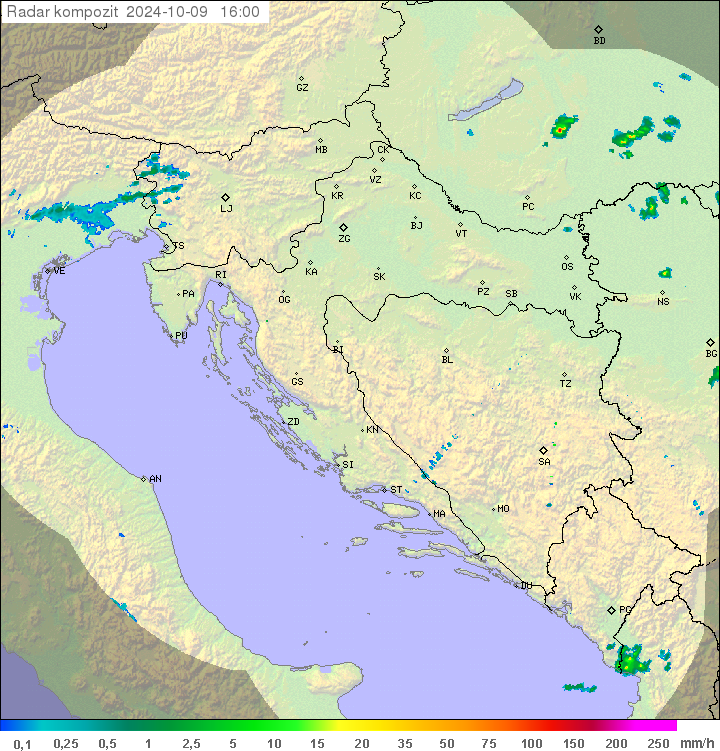 Padavine Hrvaška