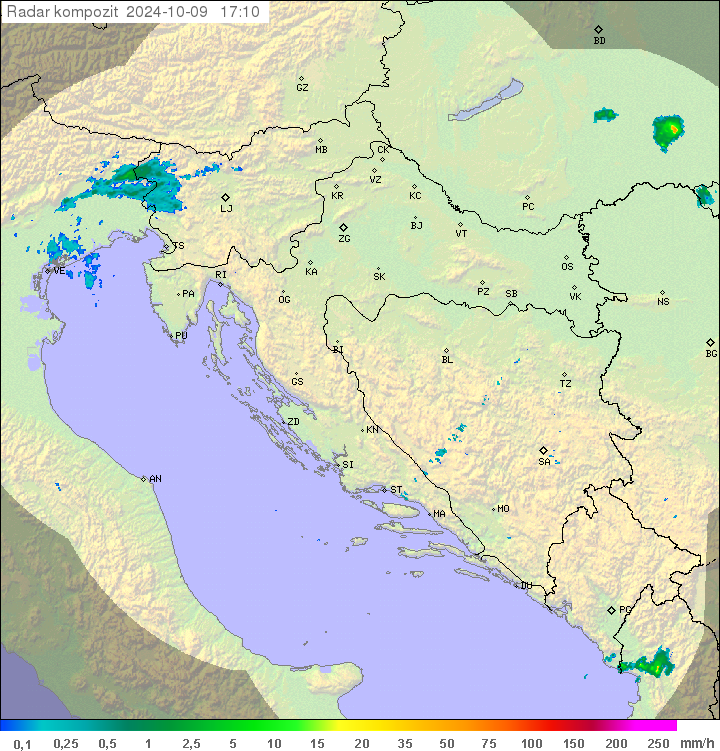 Padavine Hrvaška