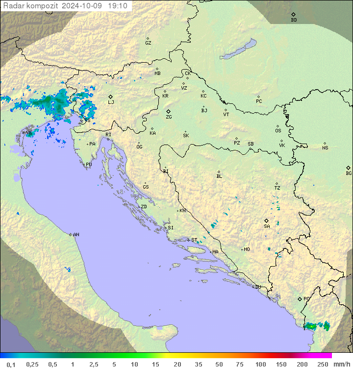 Padavine Hrvaška