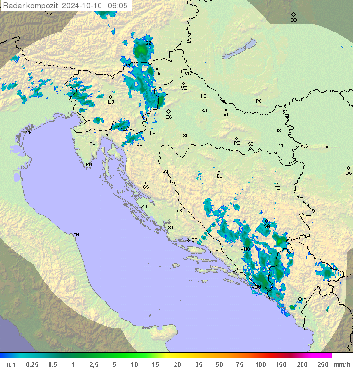 Padavine Hrvaška