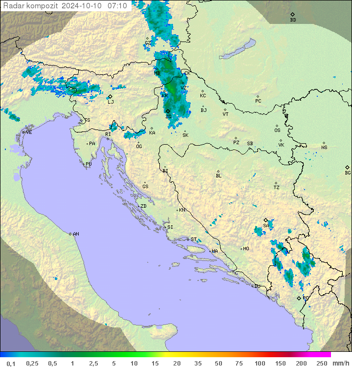 Padavine Hrvaška