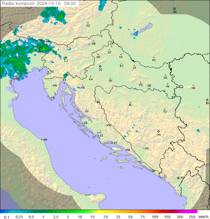 Padavine Hrvaška