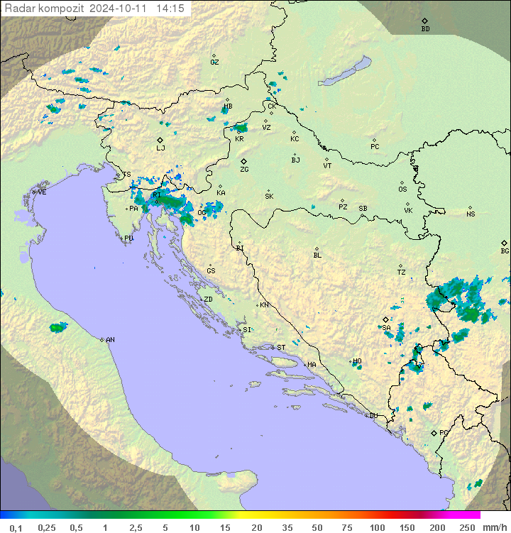 Padavine Hrvaška