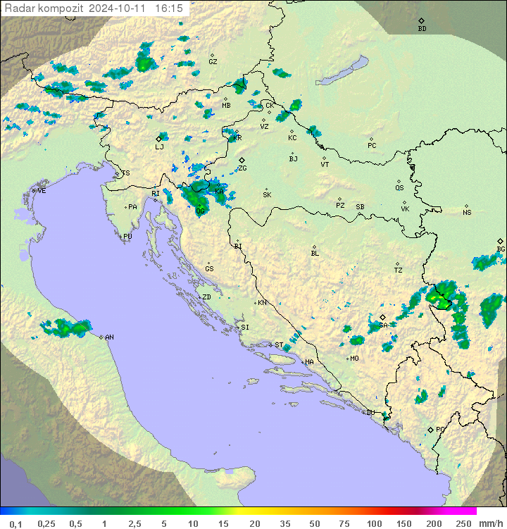 Padavine Hrvaška