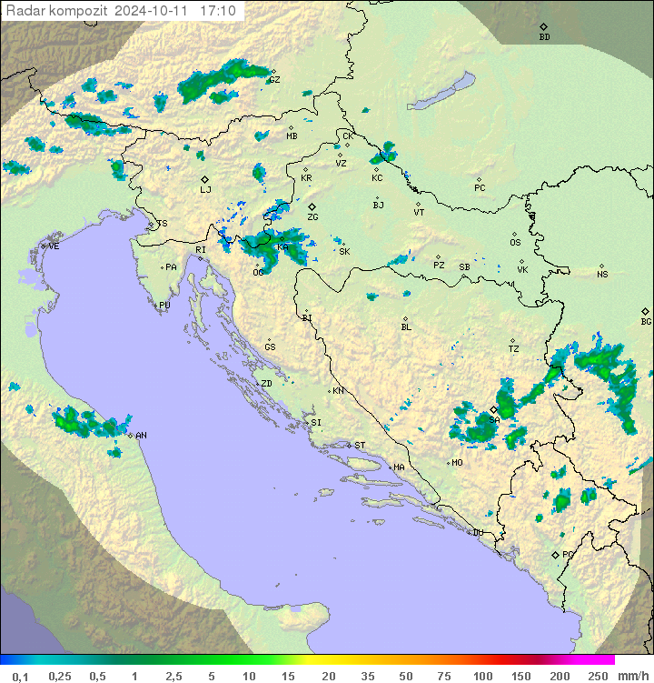 Padavine Hrvaška