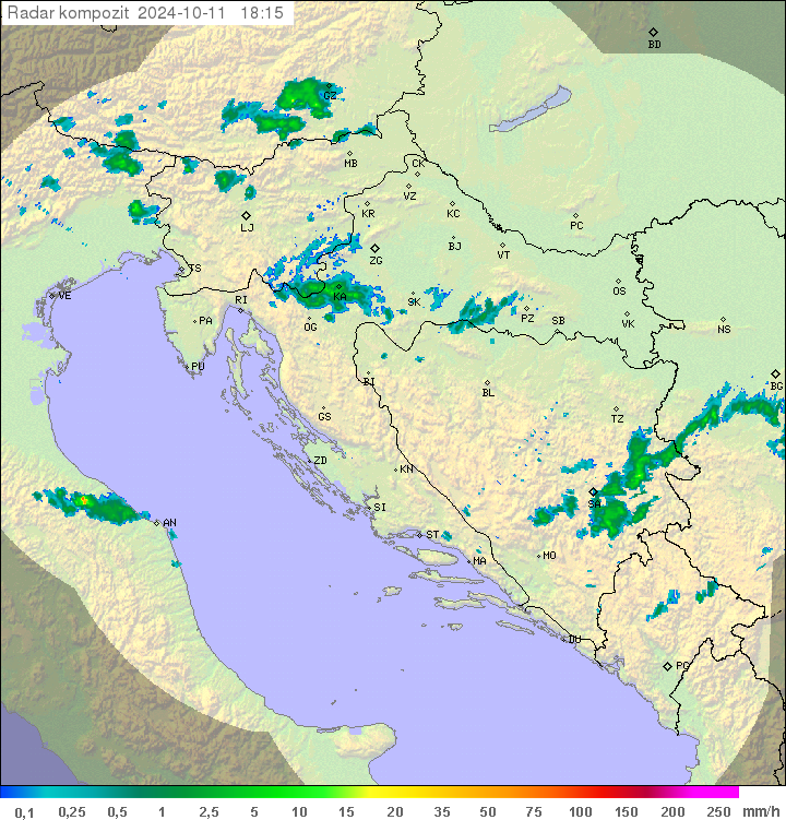 Padavine Hrvaška