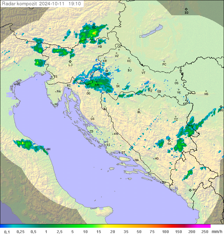 Padavine Hrvaška