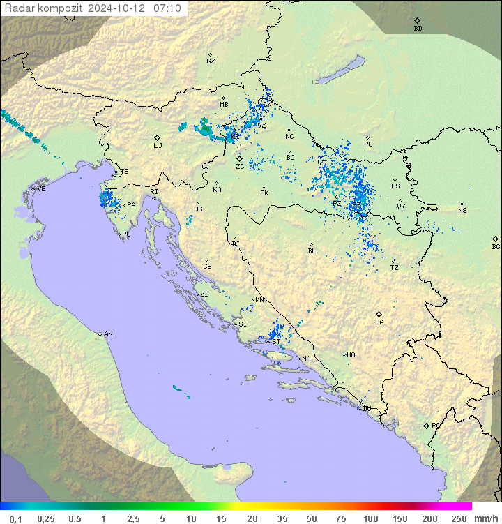 Padavine Hrvaška