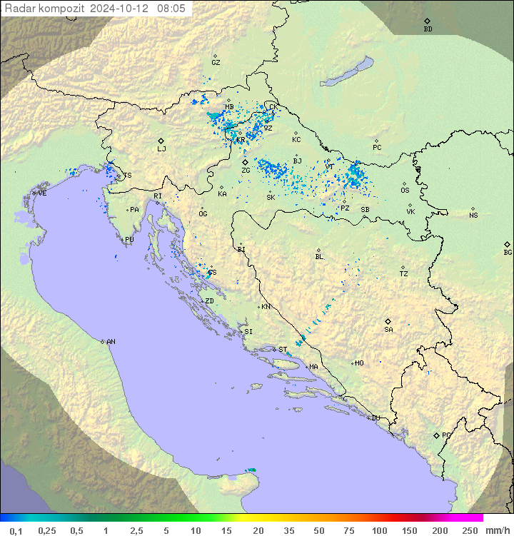 Padavine Hrvaška