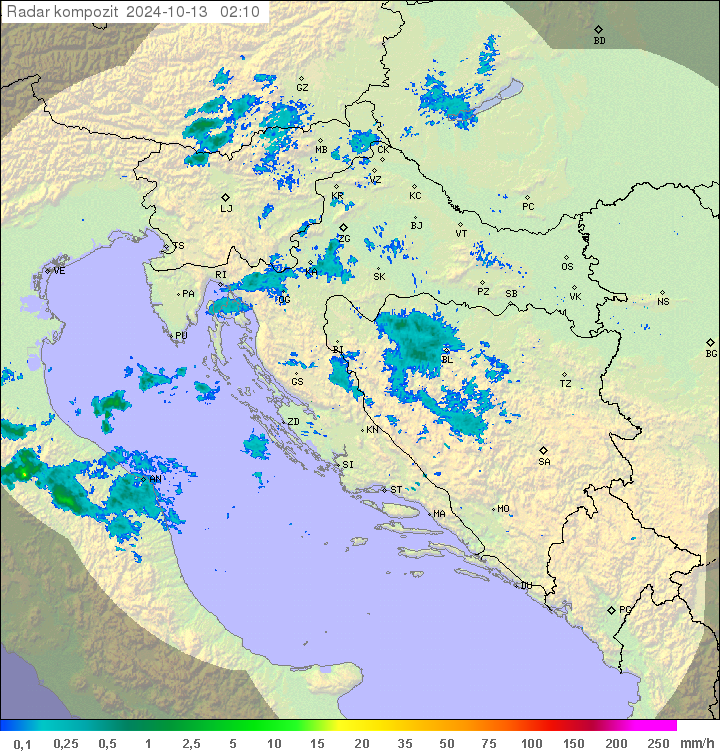 Padavine Hrvaška