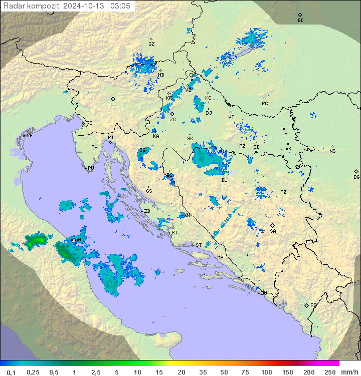 Padavine Hrvaška