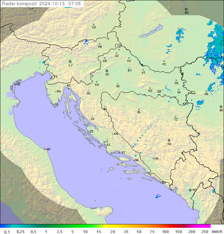 Padavine Hrvaška