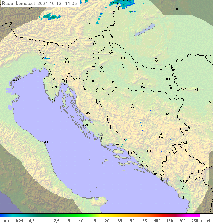 Padavine Hrvaška