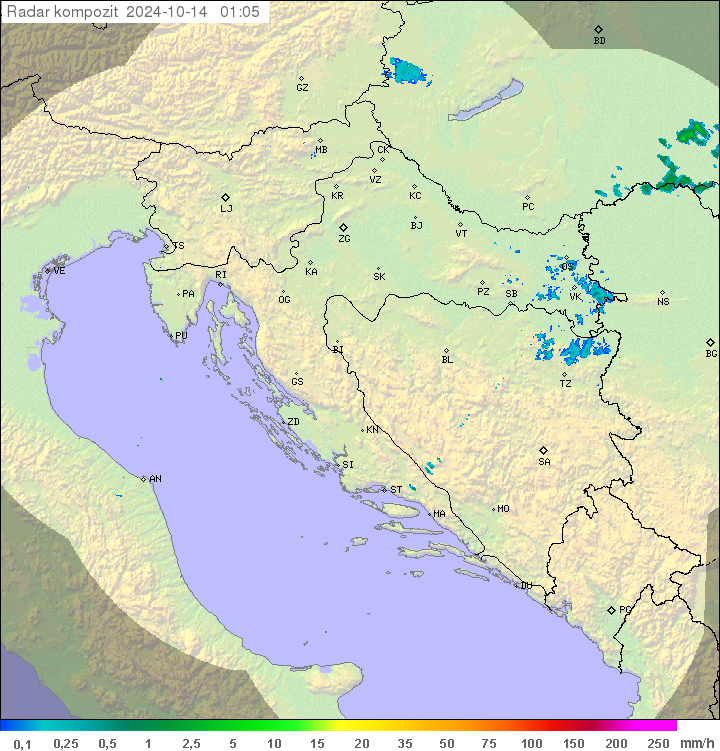 Padavine Hrvaška