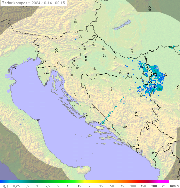 Padavine Hrvaška