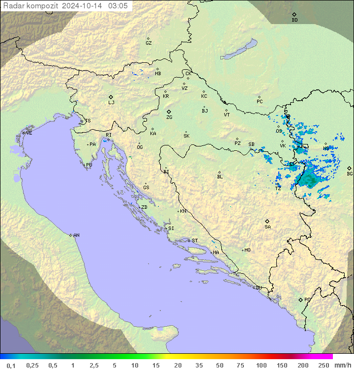 Padavine Hrvaška