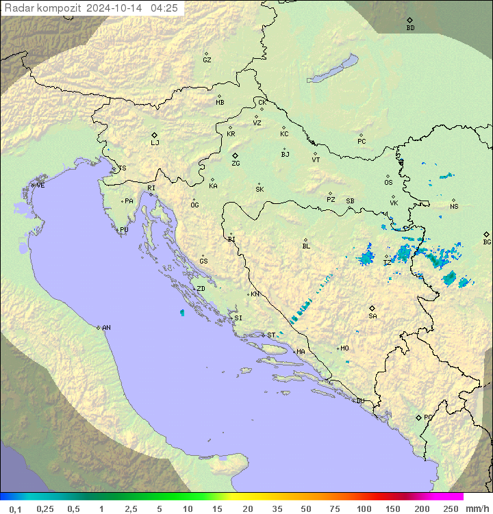 Padavine Hrvaška