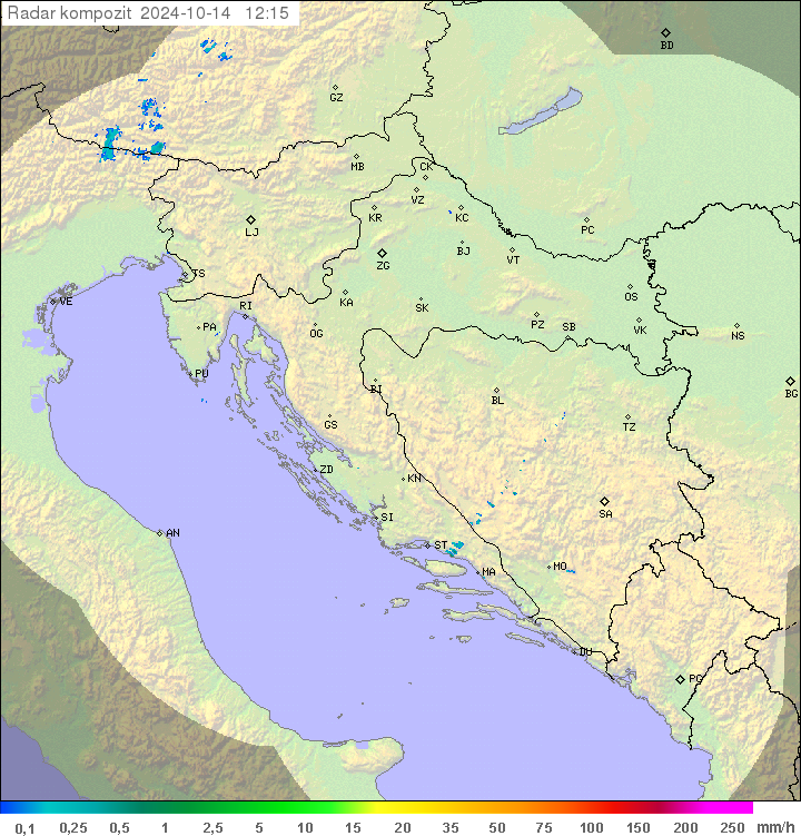 Padavine Hrvaška