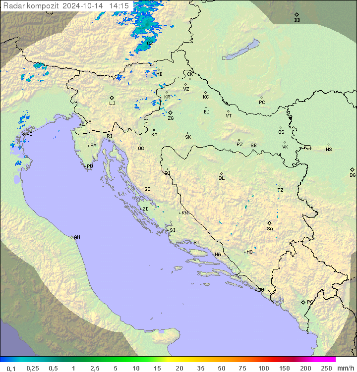 Padavine Hrvaška