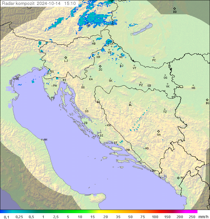 Padavine Hrvaška