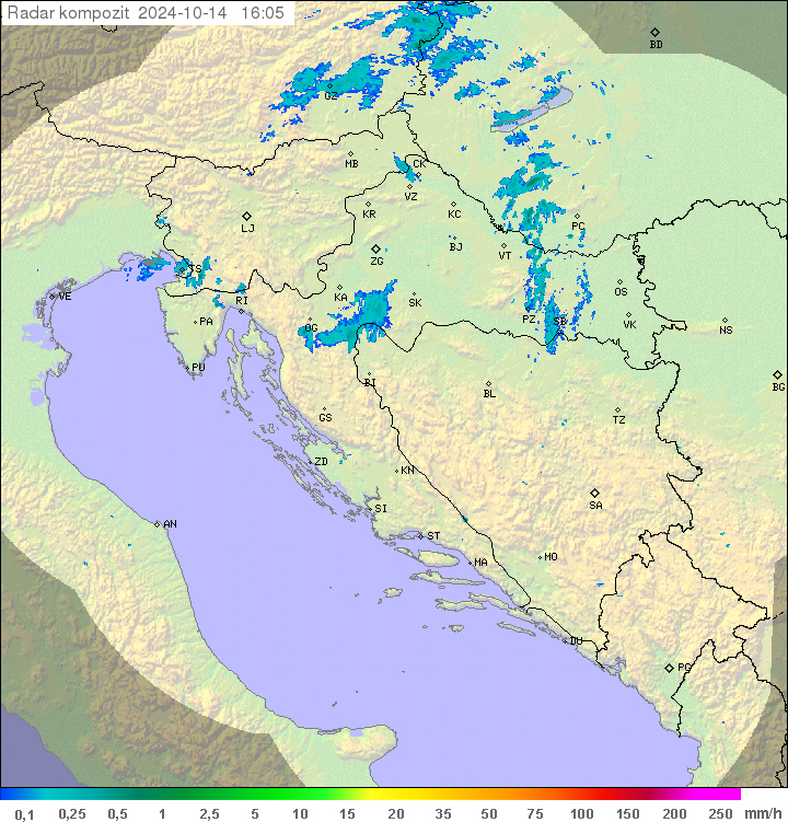 Padavine Hrvaška