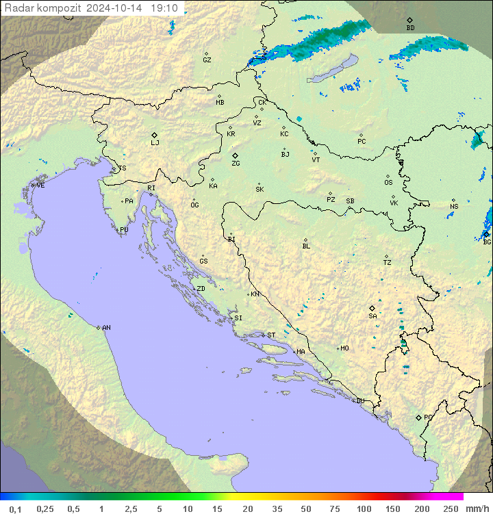 Padavine Hrvaška