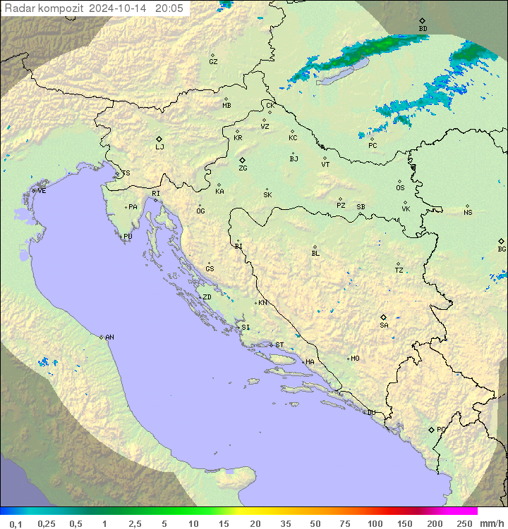 Padavine Hrvaška