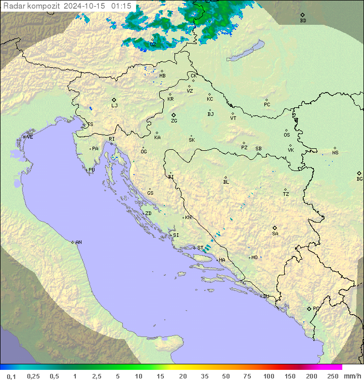 Padavine Hrvaška