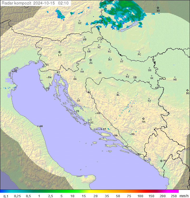 Padavine Hrvaška