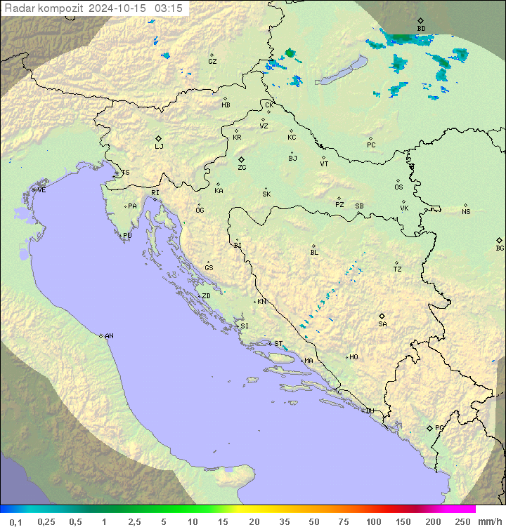 Padavine Hrvaška