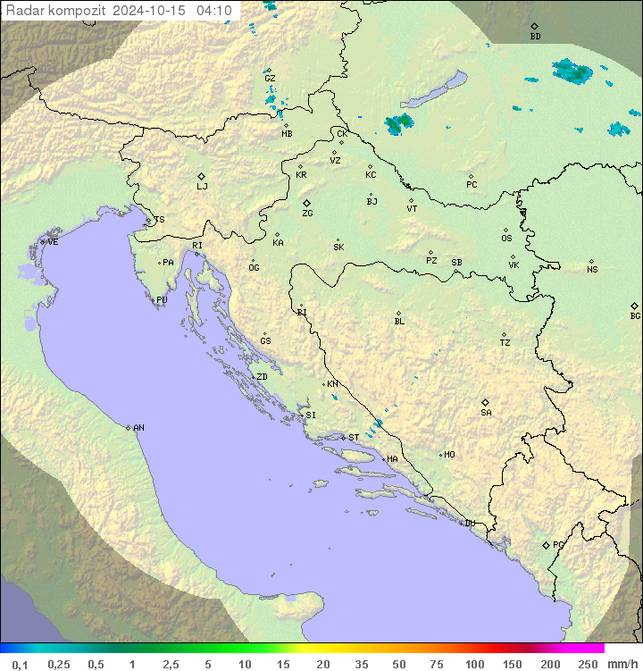 Padavine Hrvaška