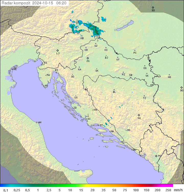 Padavine Hrvaška