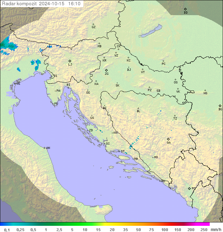 Padavine Hrvaška