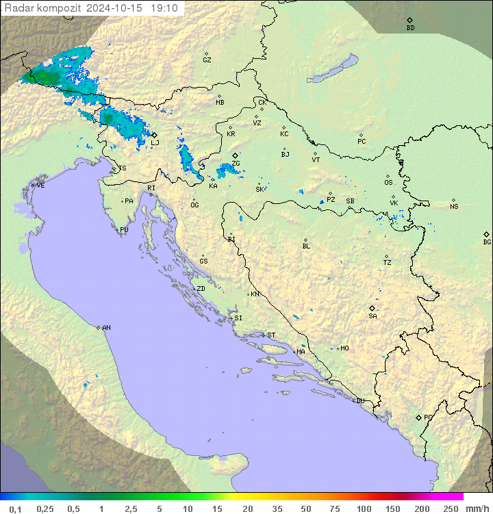 Padavine Hrvaška