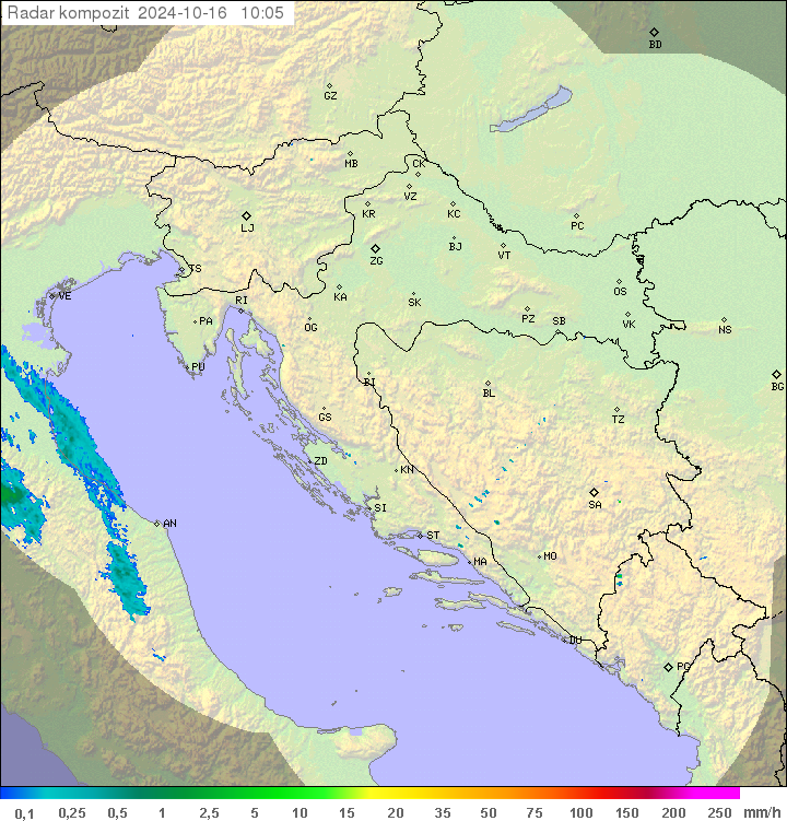 Padavine Hrvaška