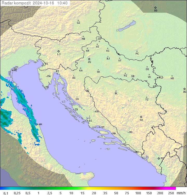 Padavine Hrvaška