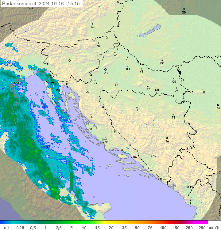 Padavine Hrvaška