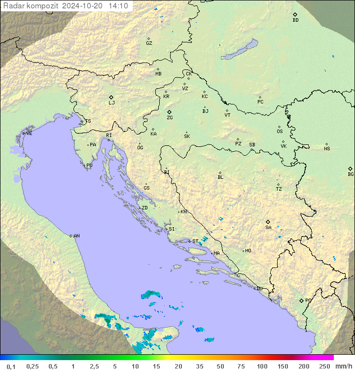 Padavine Hrvaška