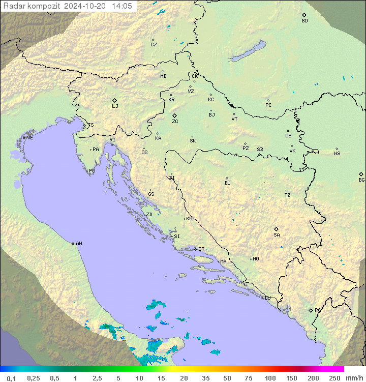 Padavine Hrvaška