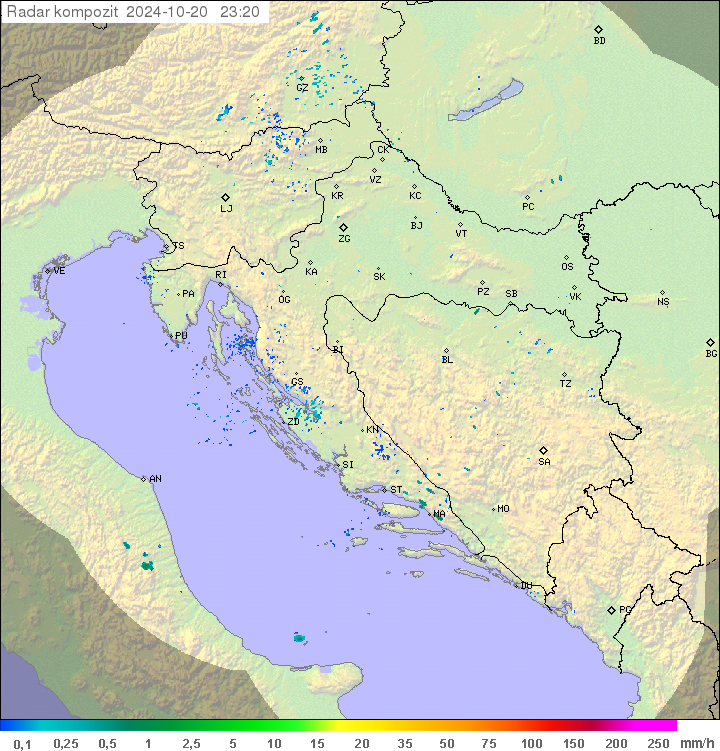 Padavine Hrvaška