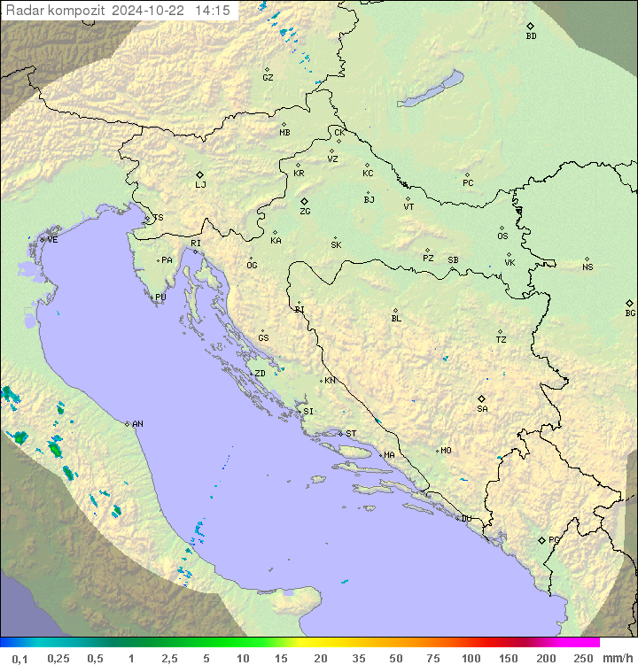 Padavine Hrvaška