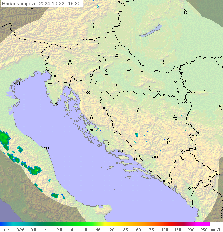 Padavine Hrvaška