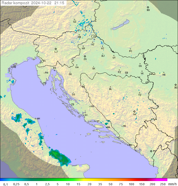 Padavine Hrvaška