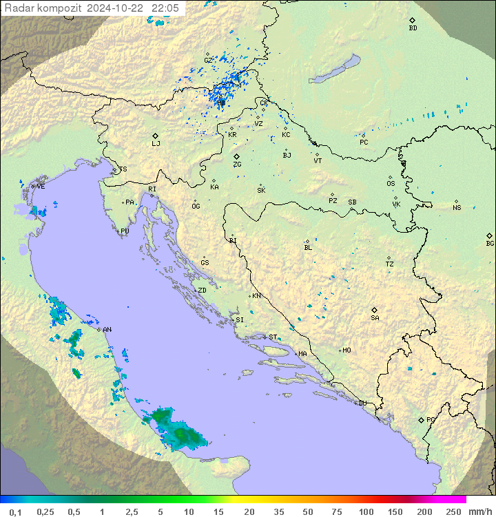 Padavine Hrvaška