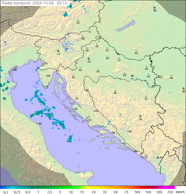 Padavine Hrvaška