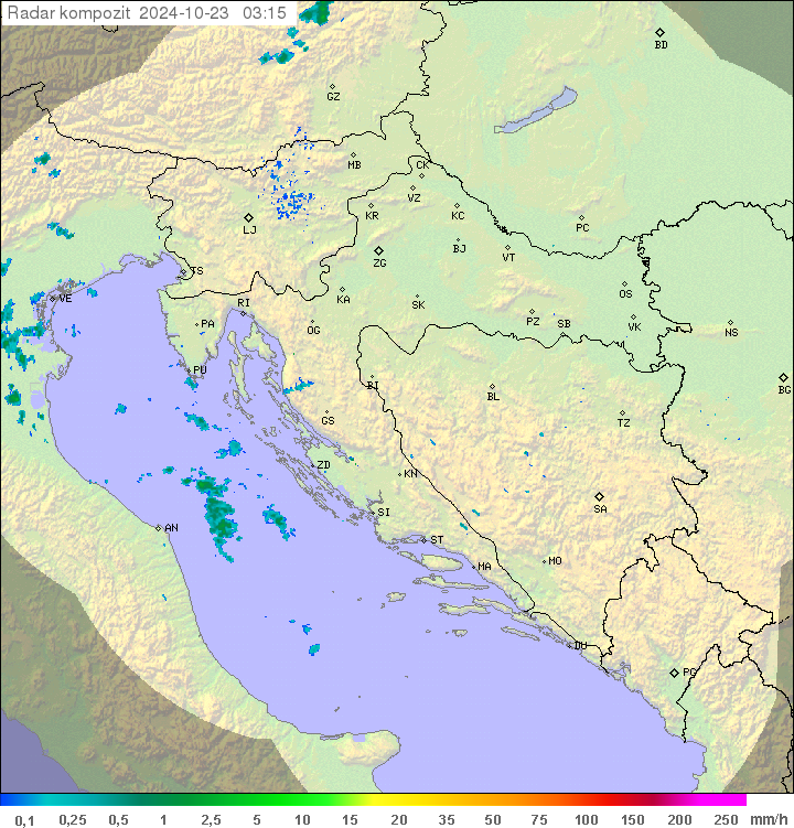 Padavine Hrvaška