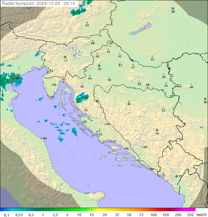 Padavine Hrvaška