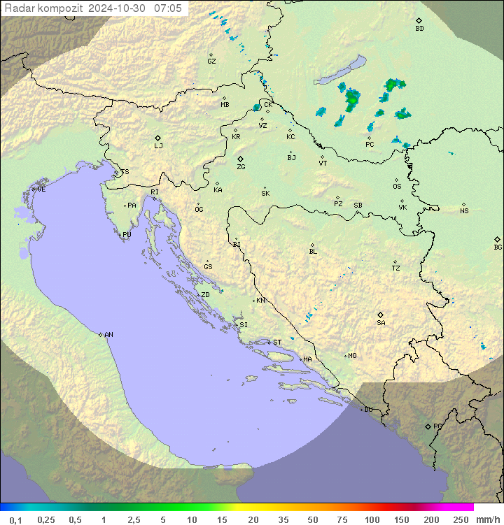 Padavine Hrvaška