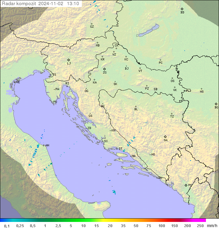 Padavine Hrvaška