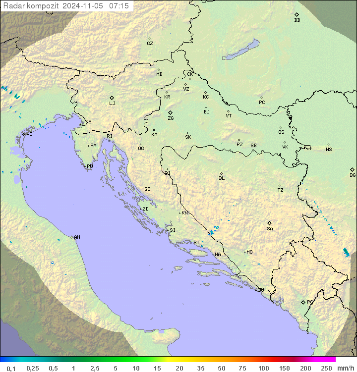 Padavine Hrvaška